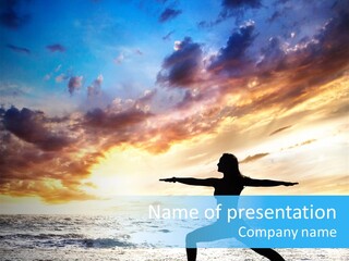 Relaxation Position Sand PowerPoint Template