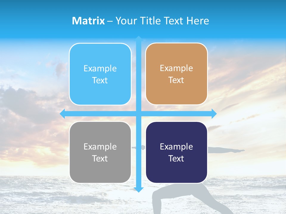 Relaxation Position Sand PowerPoint Template