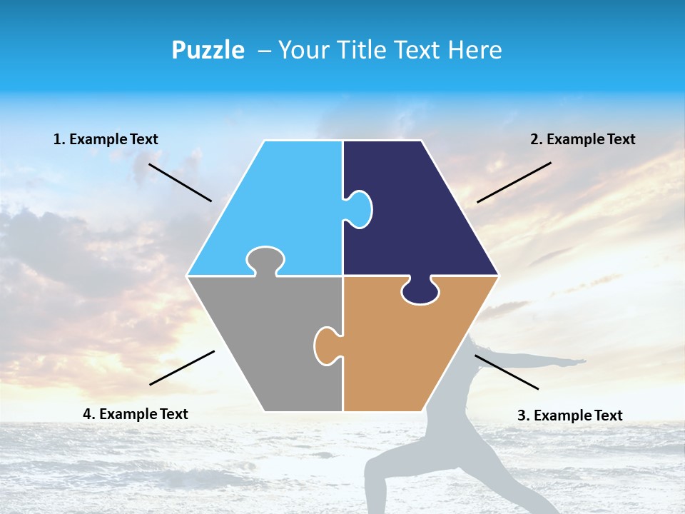 Relaxation Position Sand PowerPoint Template