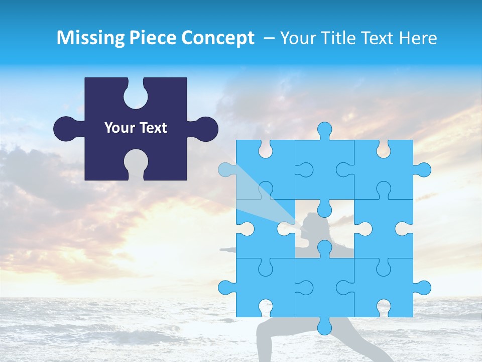 Relaxation Position Sand PowerPoint Template