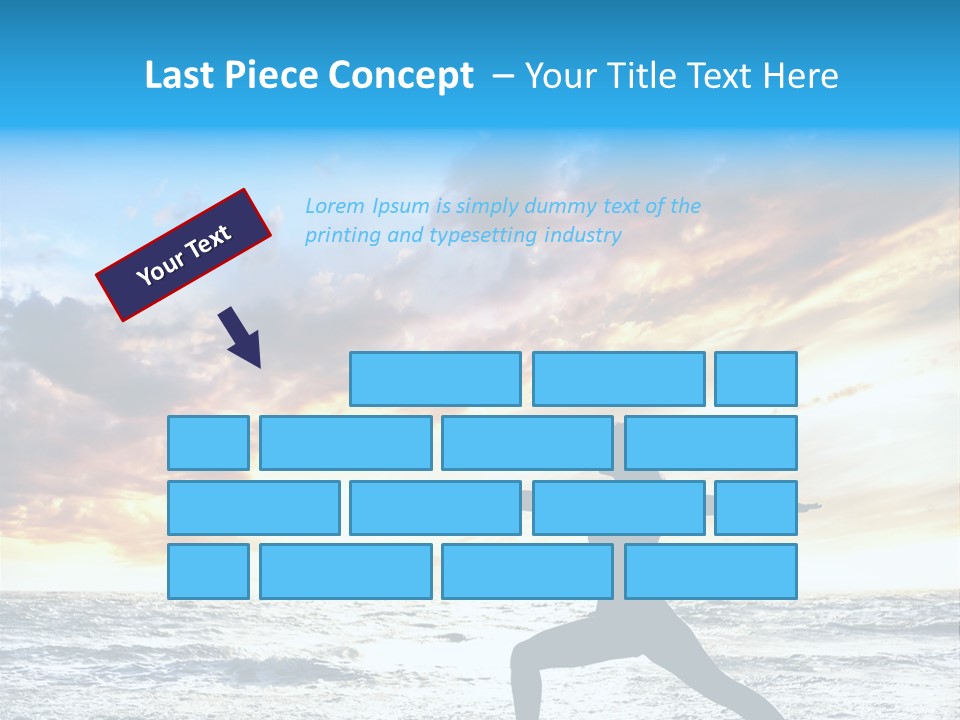 Relaxation Position Sand PowerPoint Template