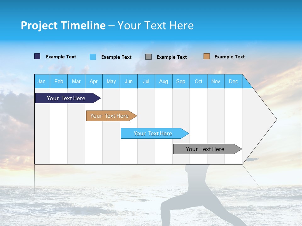Relaxation Position Sand PowerPoint Template