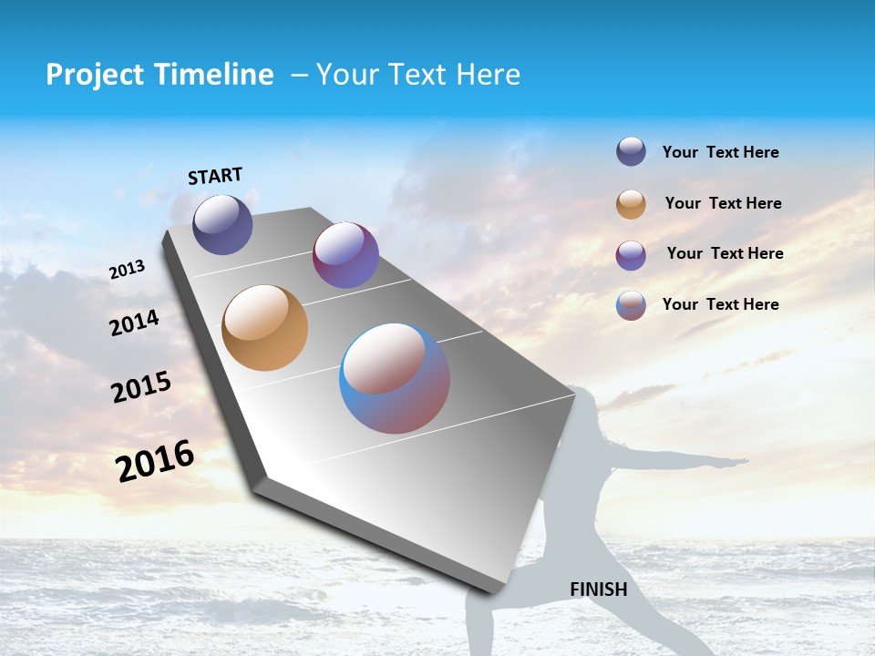 Relaxation Position Sand PowerPoint Template