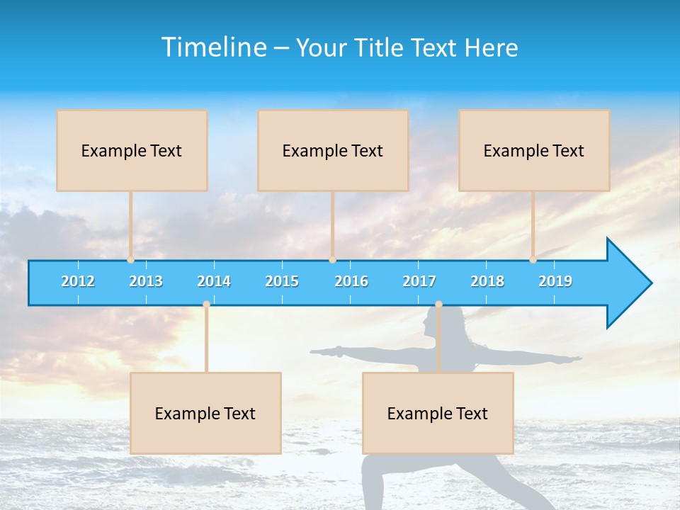 Relaxation Position Sand PowerPoint Template