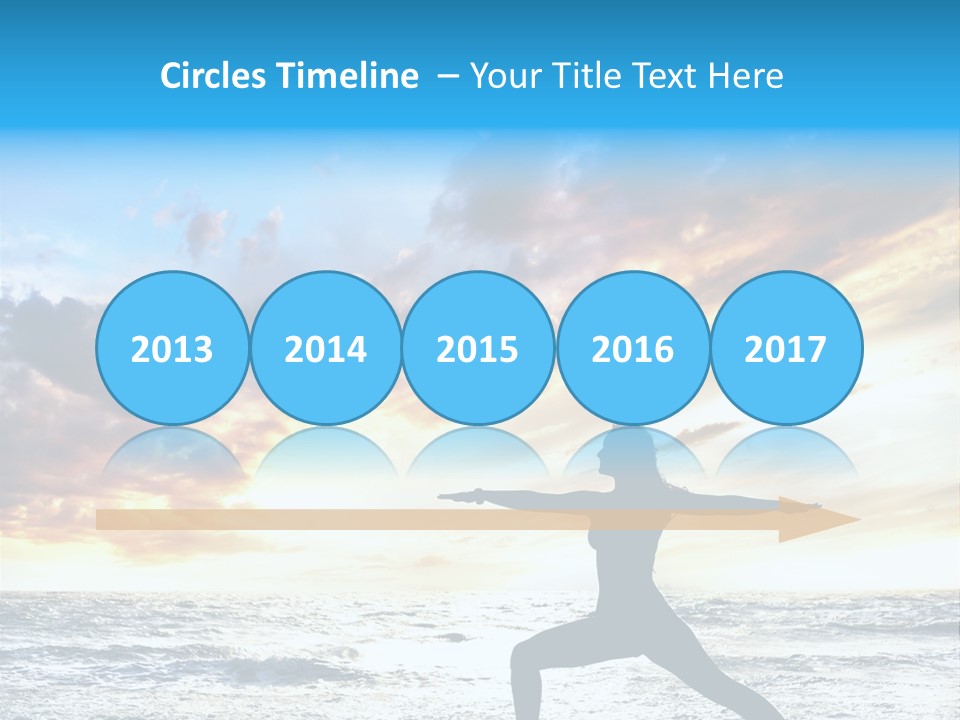 Relaxation Position Sand PowerPoint Template