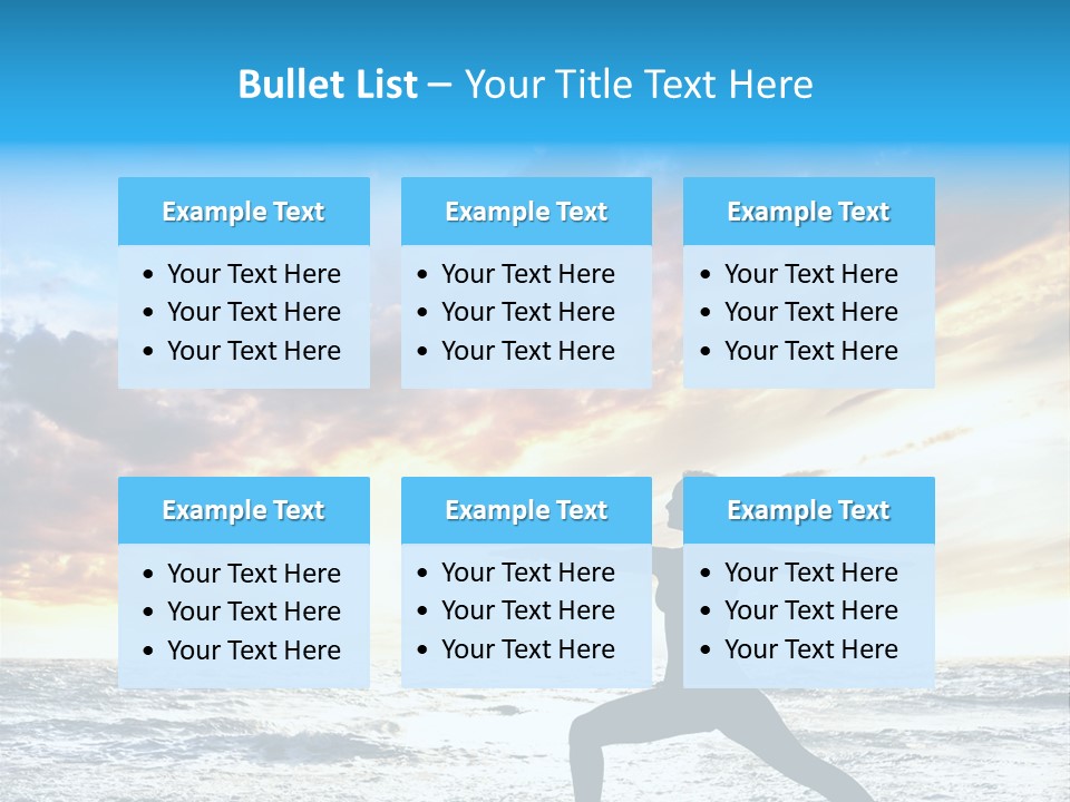 Relaxation Position Sand PowerPoint Template