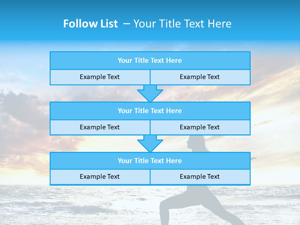 Relaxation Position Sand PowerPoint Template