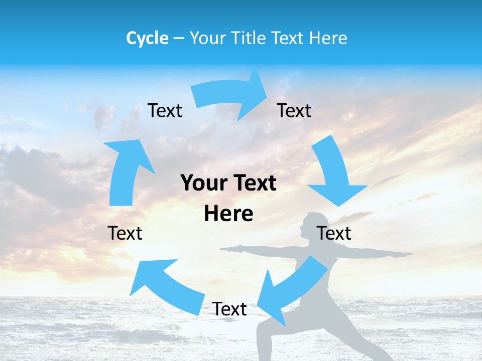 Relaxation Position Sand PowerPoint Template