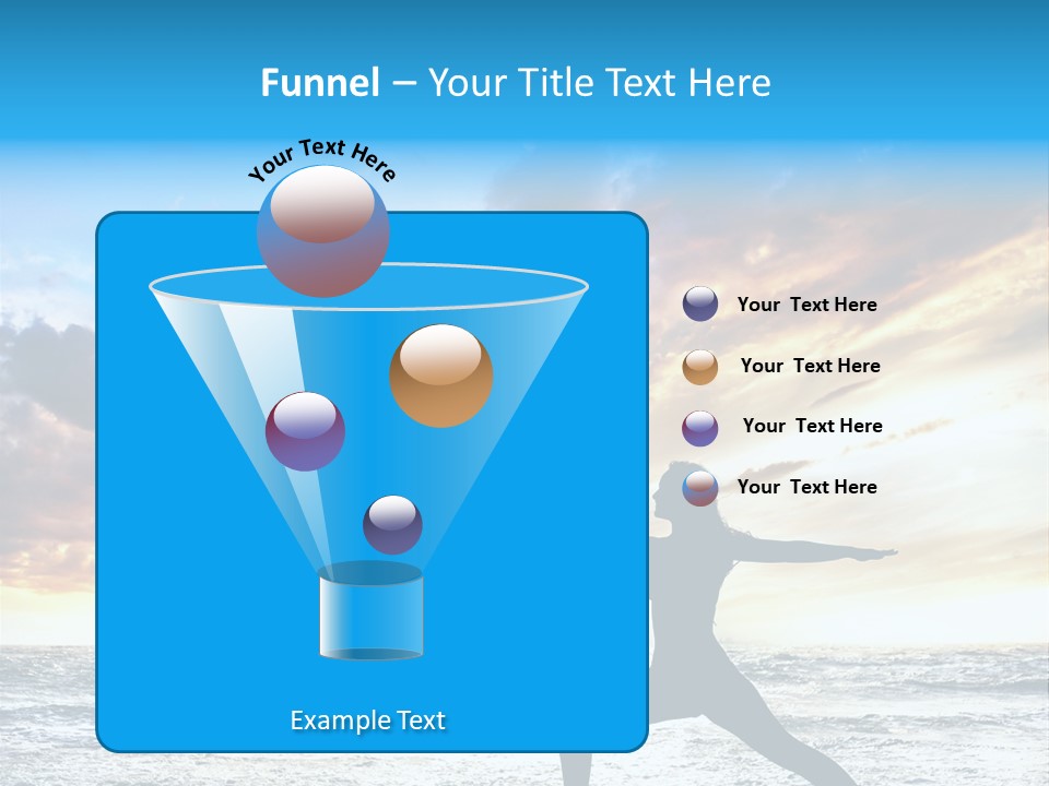 Relaxation Position Sand PowerPoint Template