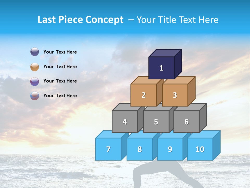 Relaxation Position Sand PowerPoint Template