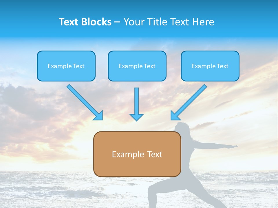 Relaxation Position Sand PowerPoint Template