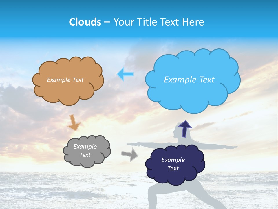 Relaxation Position Sand PowerPoint Template