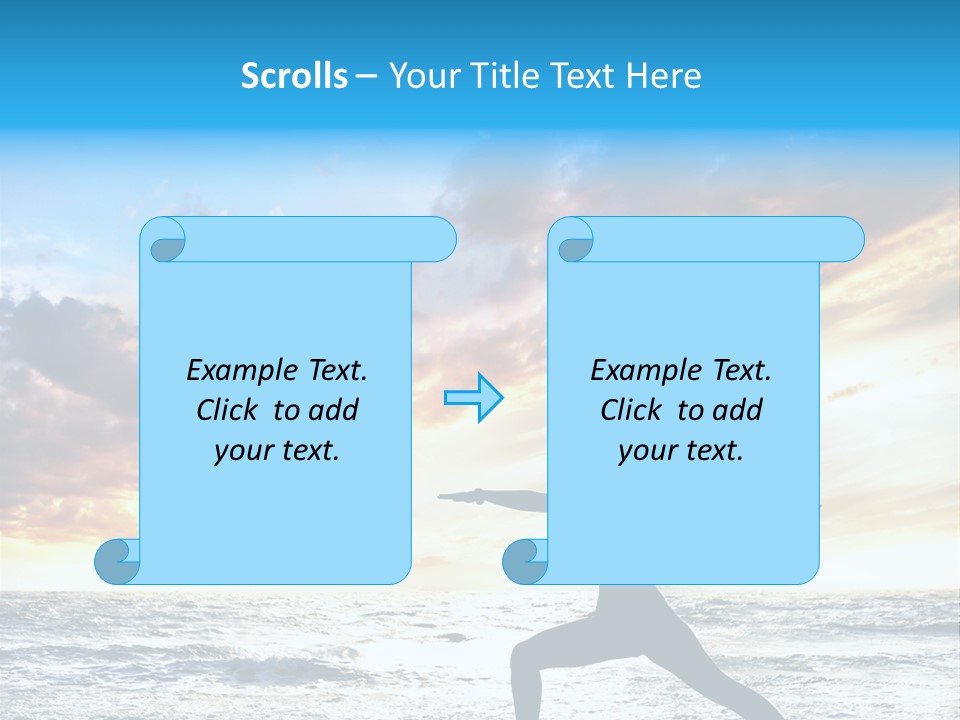Relaxation Position Sand PowerPoint Template