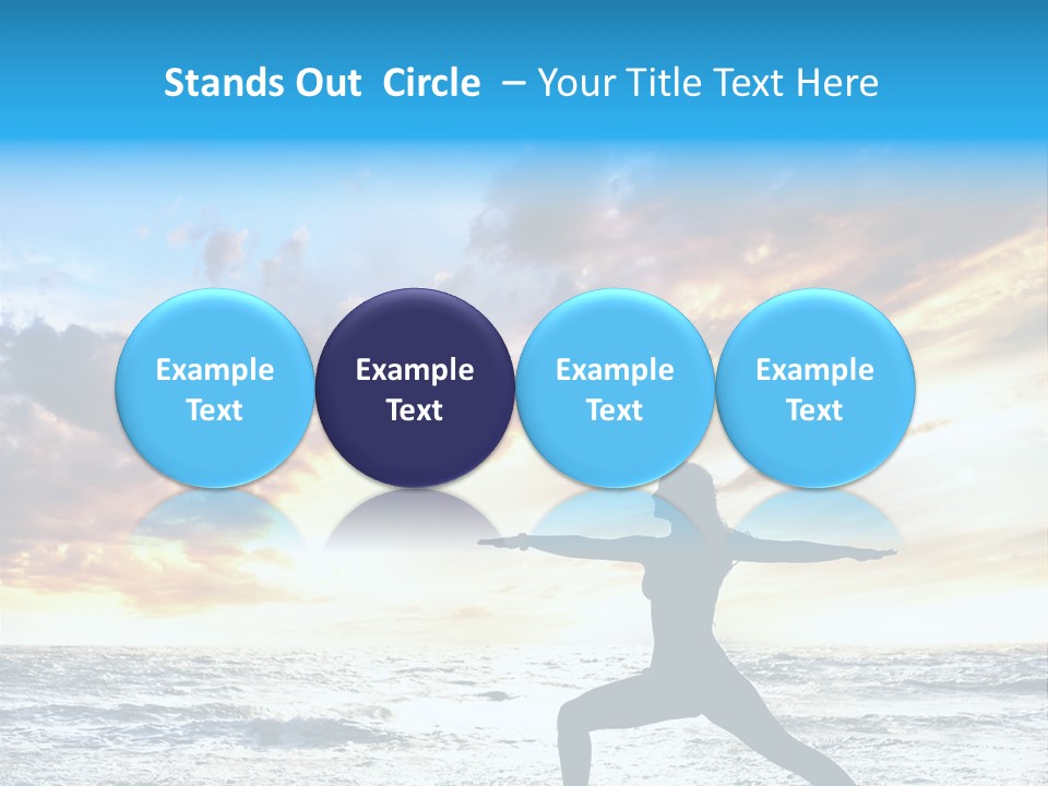 Relaxation Position Sand PowerPoint Template