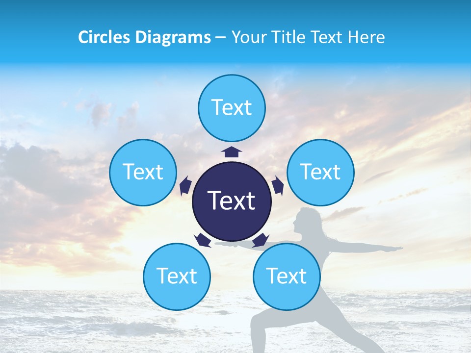 Relaxation Position Sand PowerPoint Template