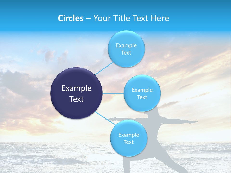 Relaxation Position Sand PowerPoint Template