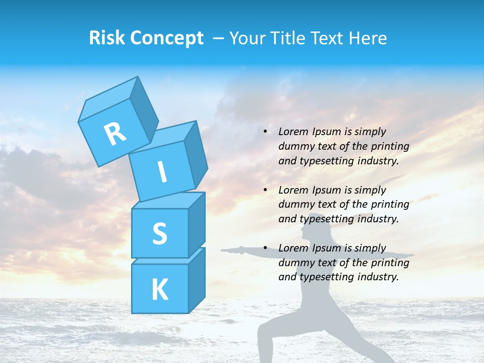 Relaxation Position Sand PowerPoint Template