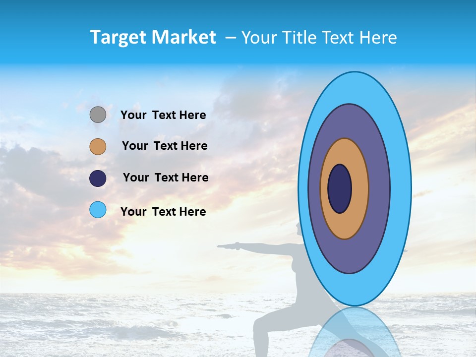 Relaxation Position Sand PowerPoint Template