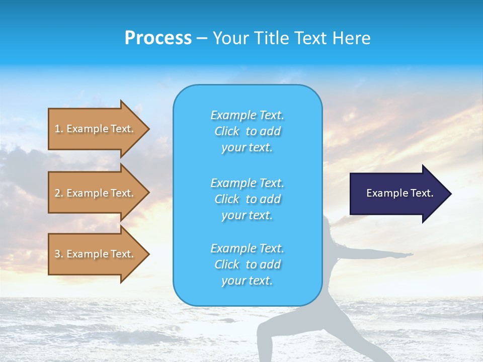 Relaxation Position Sand PowerPoint Template