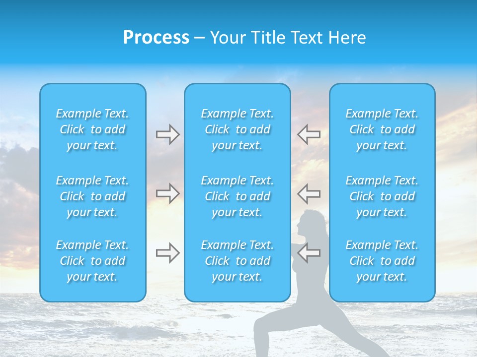 Relaxation Position Sand PowerPoint Template