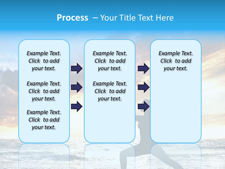 Relaxation Position Sand PowerPoint Template