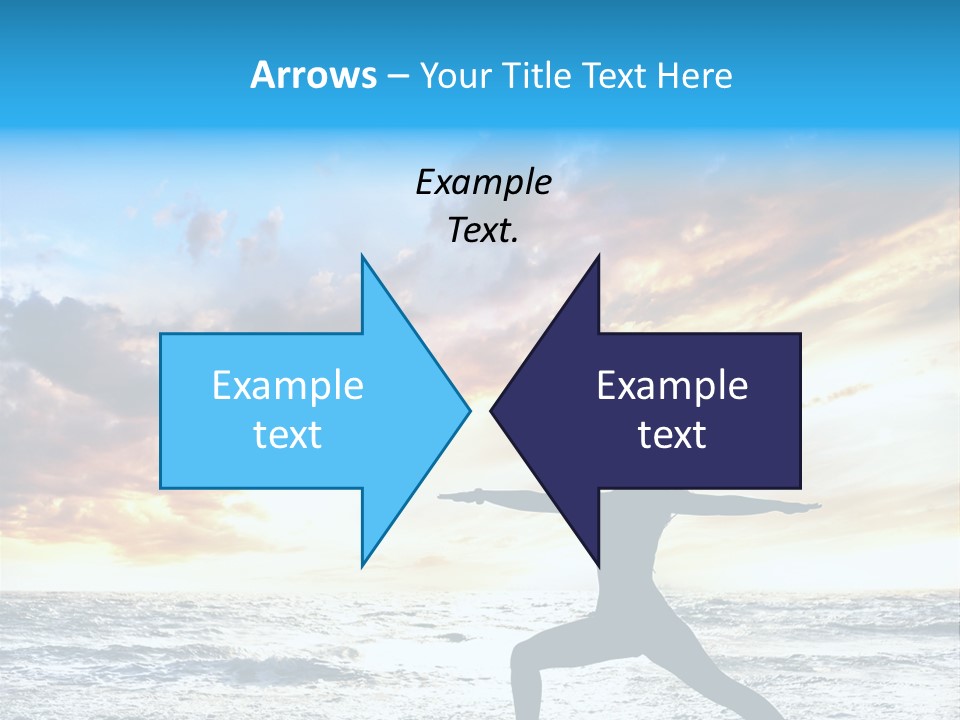 Relaxation Position Sand PowerPoint Template