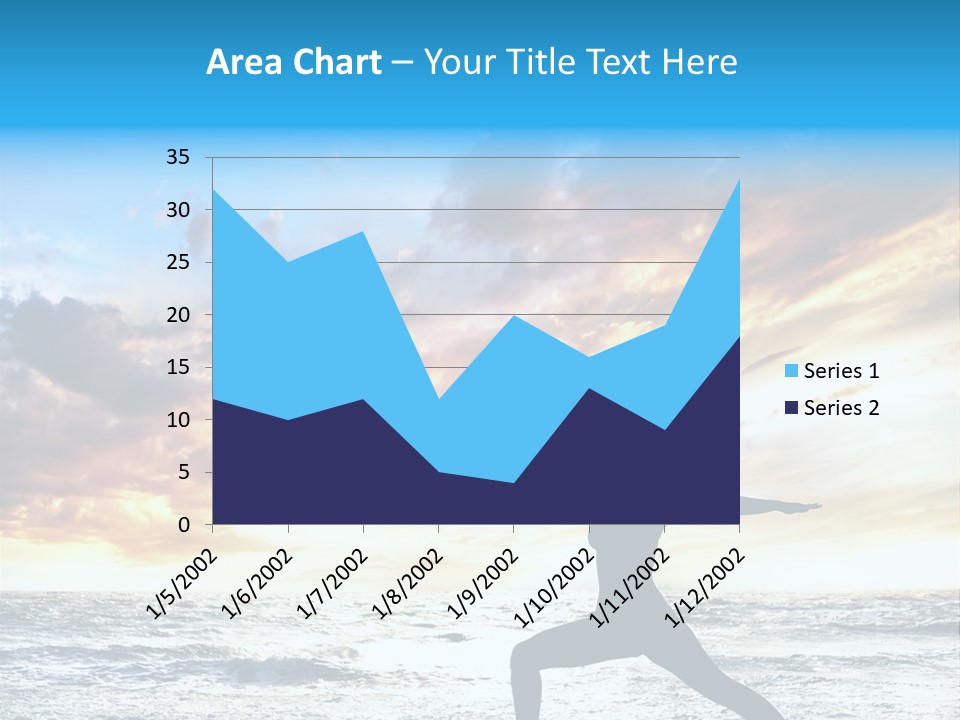 Relaxation Position Sand PowerPoint Template