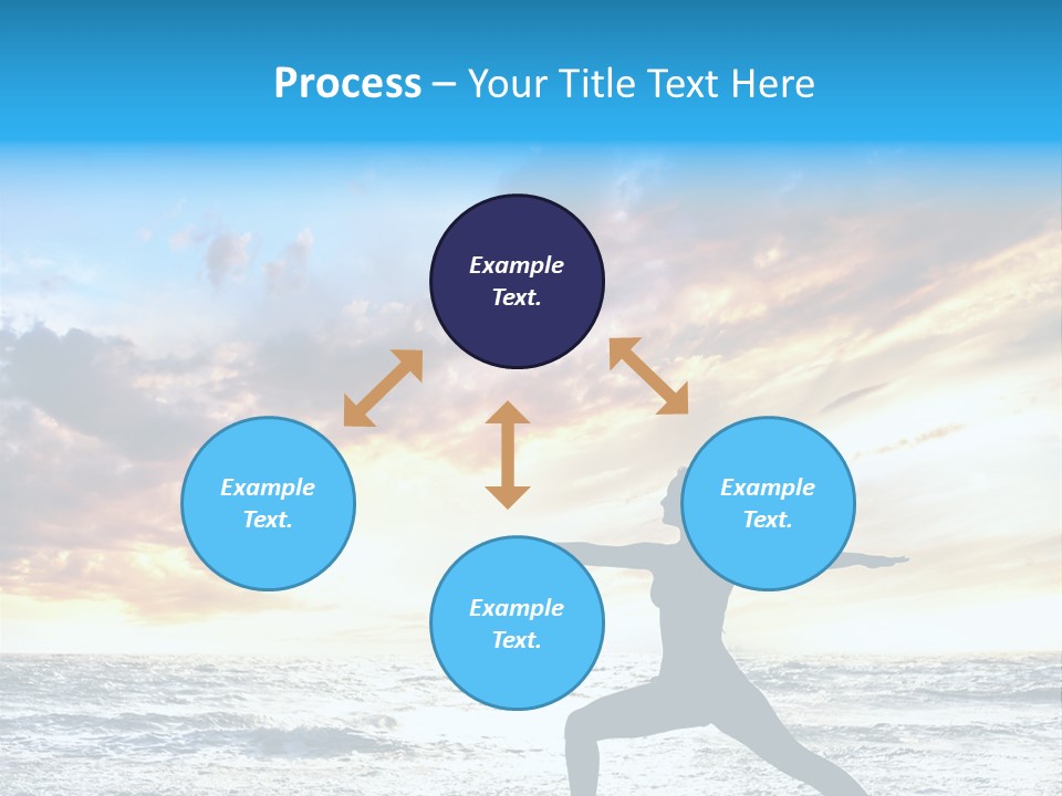 Relaxation Position Sand PowerPoint Template