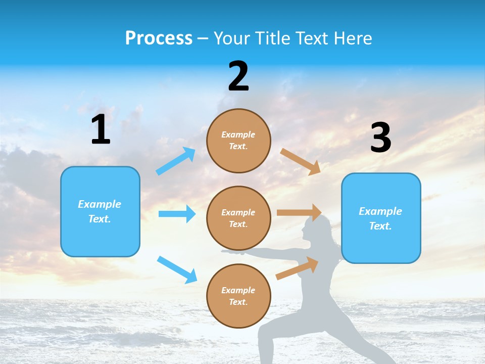 Relaxation Position Sand PowerPoint Template
