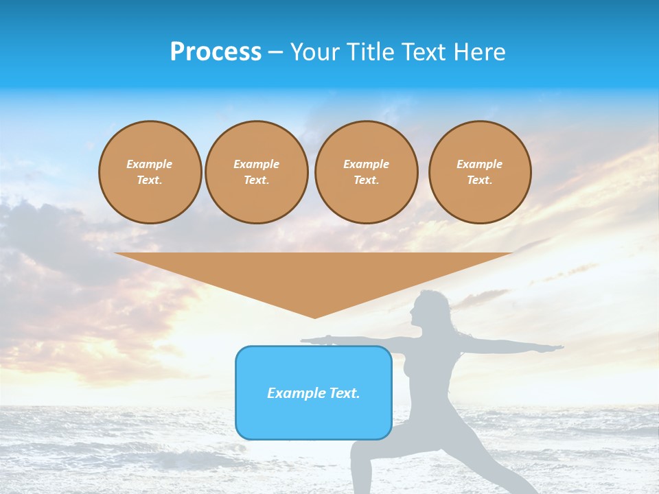 Relaxation Position Sand PowerPoint Template