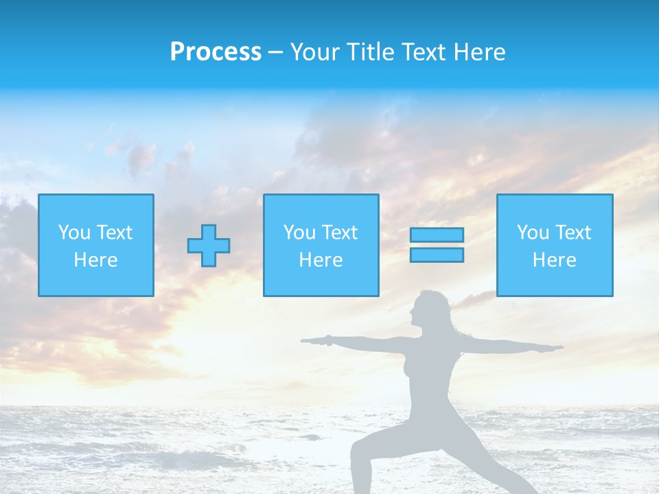 Relaxation Position Sand PowerPoint Template