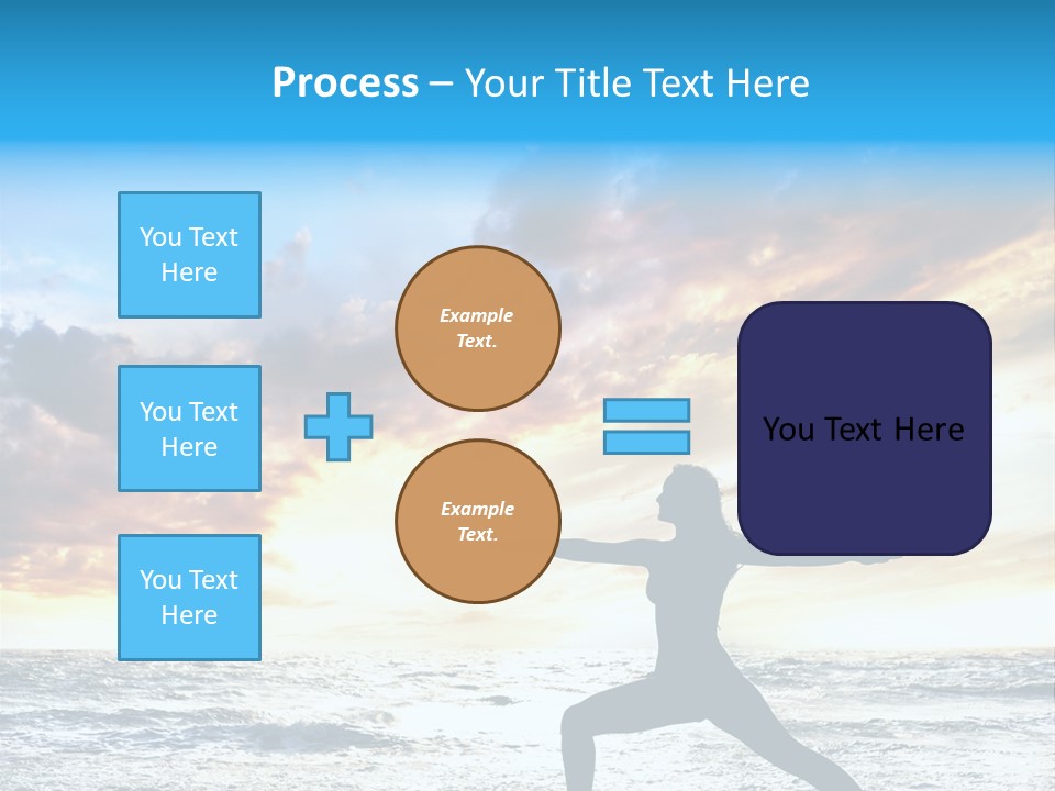Relaxation Position Sand PowerPoint Template