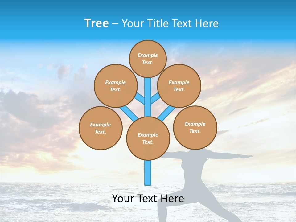 Relaxation Position Sand PowerPoint Template