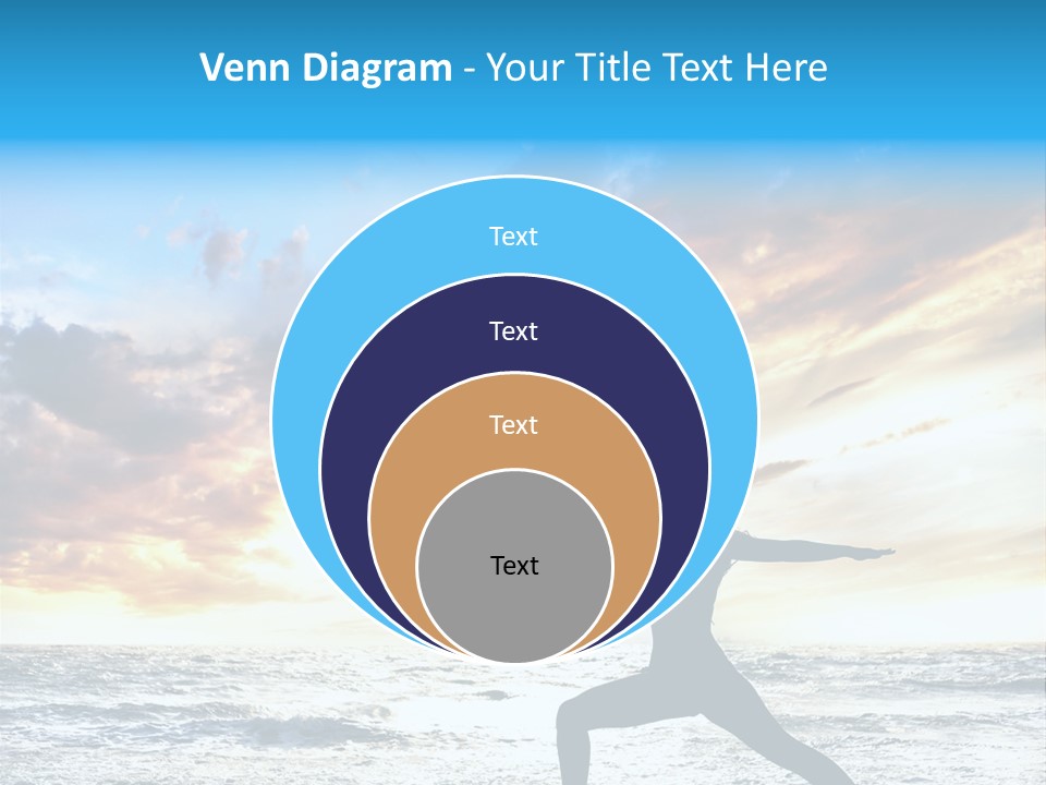 Relaxation Position Sand PowerPoint Template