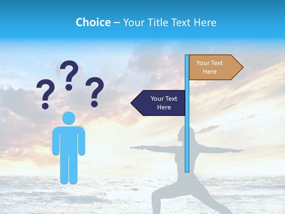 Relaxation Position Sand PowerPoint Template