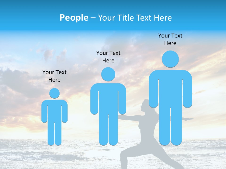 Relaxation Position Sand PowerPoint Template