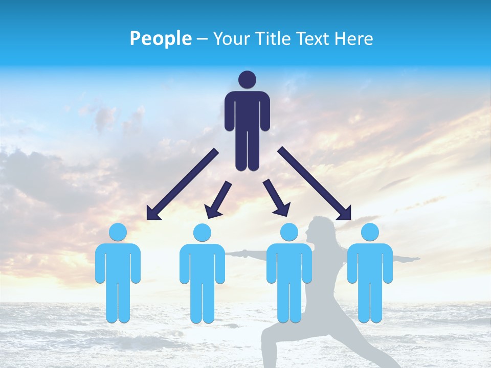 Relaxation Position Sand PowerPoint Template