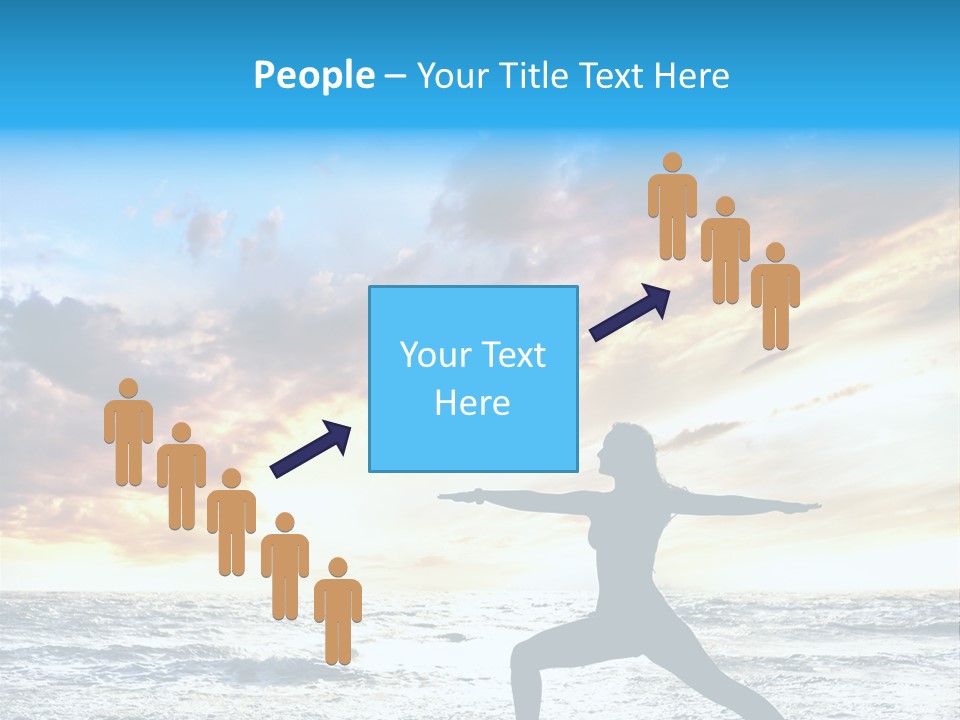 Relaxation Position Sand PowerPoint Template