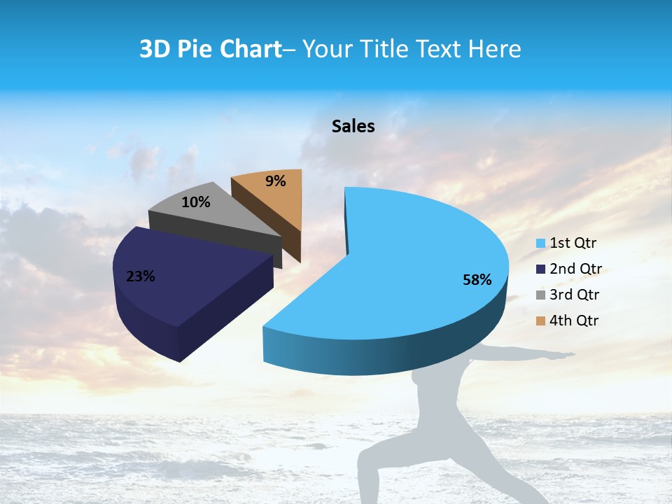 Relaxation Position Sand PowerPoint Template