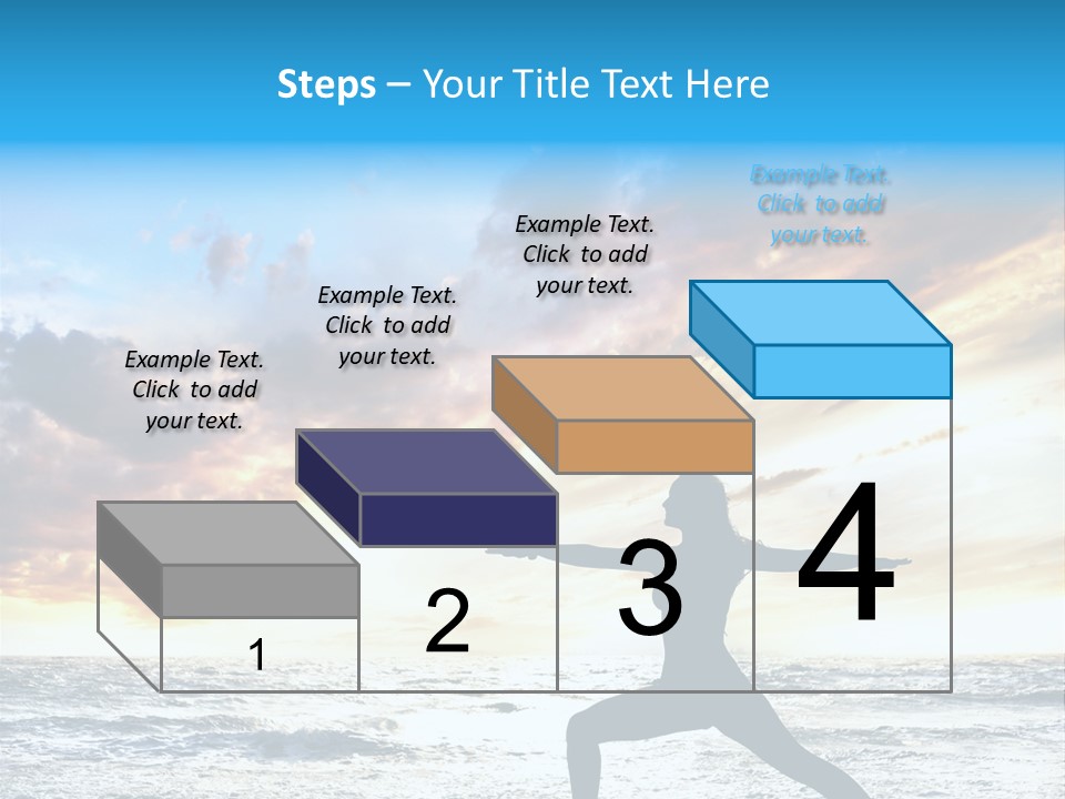 Relaxation Position Sand PowerPoint Template
