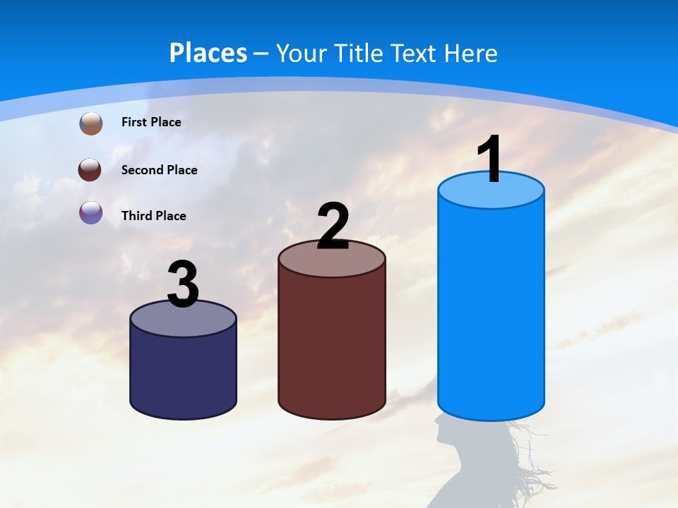 Position Mental Sunset PowerPoint Template