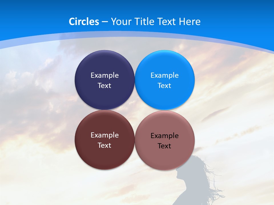 Position Mental Sunset PowerPoint Template