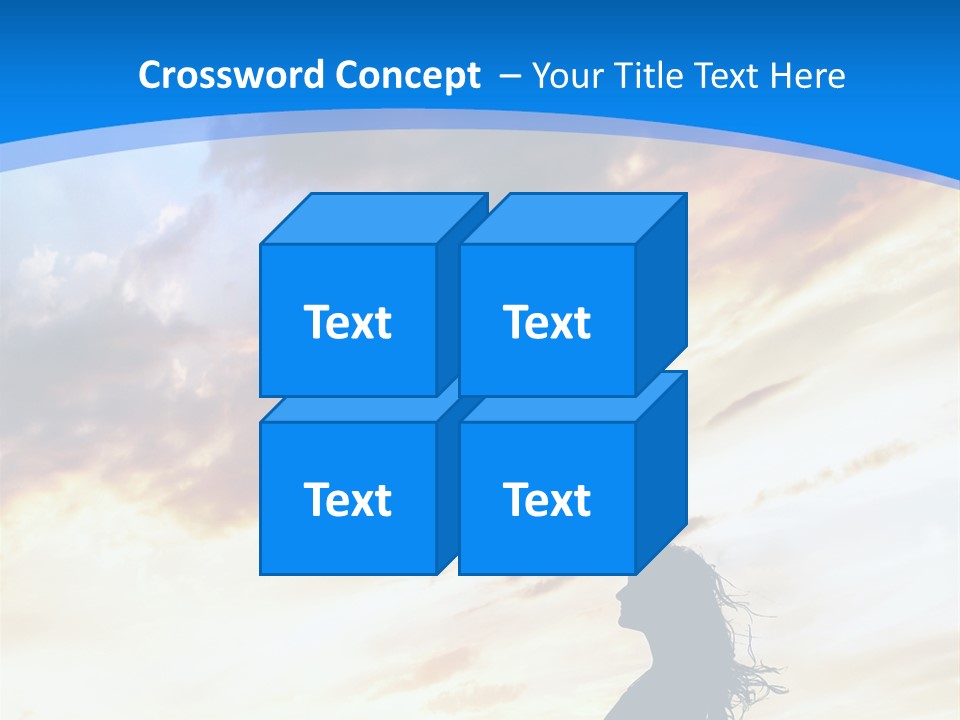Position Mental Sunset PowerPoint Template