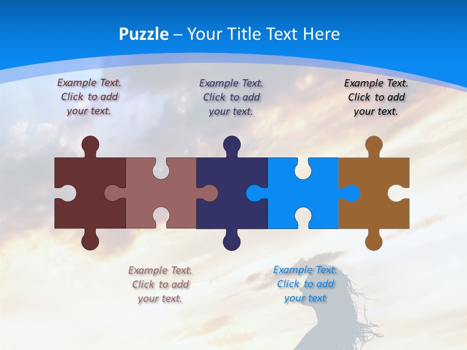 Position Mental Sunset PowerPoint Template