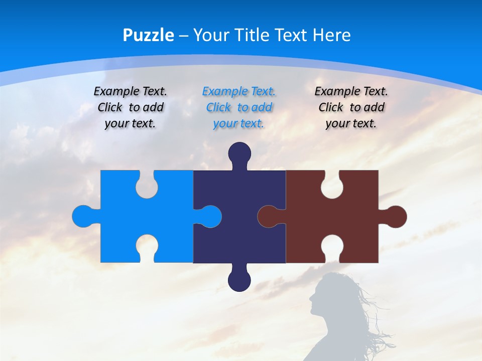 Position Mental Sunset PowerPoint Template