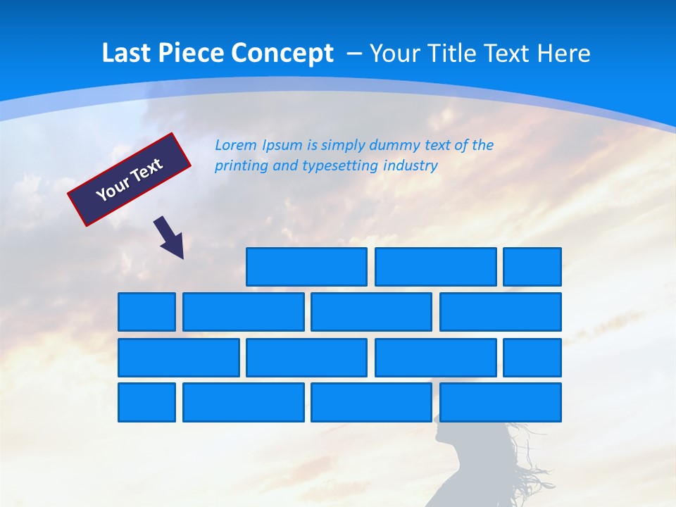 Position Mental Sunset PowerPoint Template