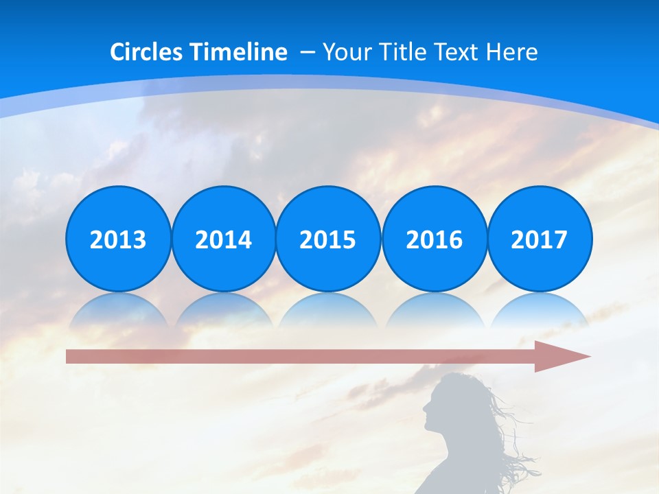 Position Mental Sunset PowerPoint Template