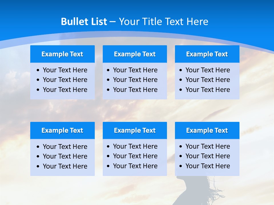 Position Mental Sunset PowerPoint Template