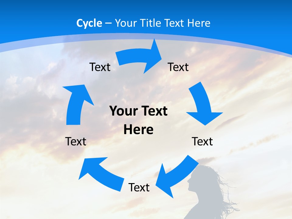 Position Mental Sunset PowerPoint Template