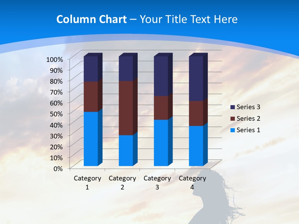 Position Mental Sunset PowerPoint Template